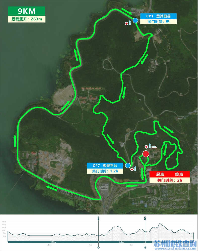 2022苏州XTERRA夜跑渔洋山站赛事路线图一览